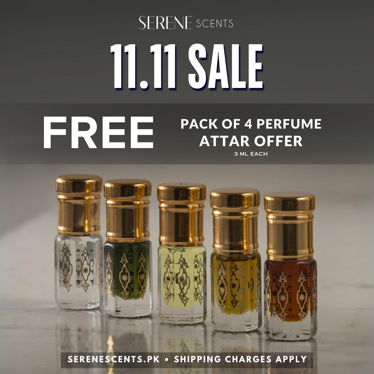 1. 1 New Year Sale Sale Offer - Pack Of 4 FREE Attars