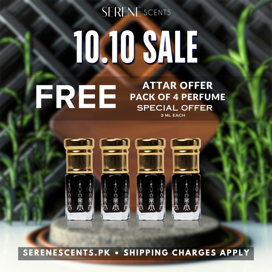 10. 10 Sale Offer - Pack Of 4 FREE Attars Pack