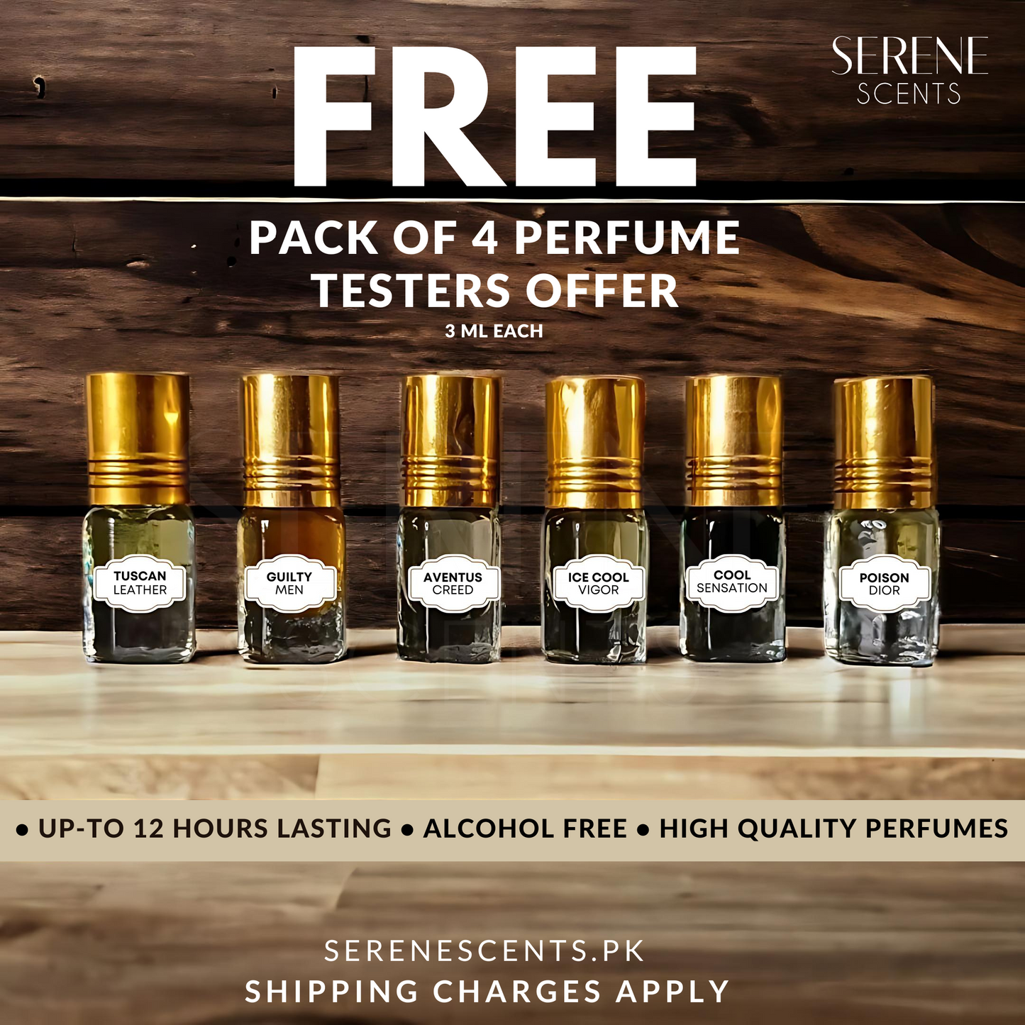 Pack Of 4 Free Attars Set - Rabi Ul Awal Special Offer