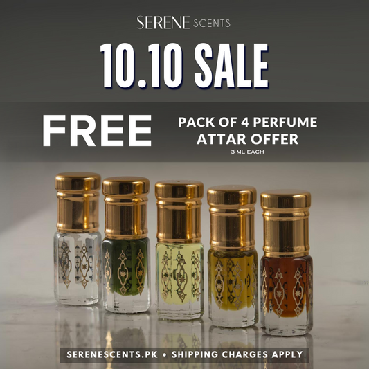 Pack Of 4 FREE Attars Pack - 10.10 Sale Offer
